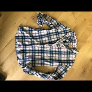 Plaid jcrew button down